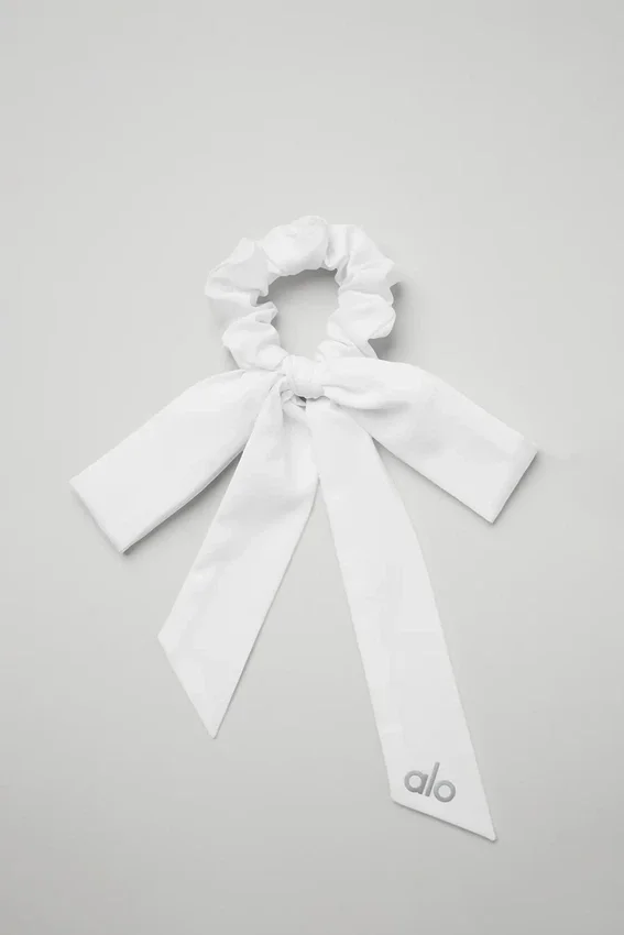 Gumka do włosów Love Knots Tie – biała