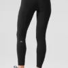 High-Waist 7/8 Highlight Legginsy Alosoft – czarne