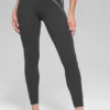 High-Waist Airbrush 7/8 Heart Throb Legginsy – antracytowo-białe