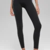 High-Waist Airbrush 7/8 Heart Throb Legginsy – czarne/białe