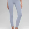 High-Waist Airbrush 7/8 Heart Throb Legginsy – Winter Frost/Białe