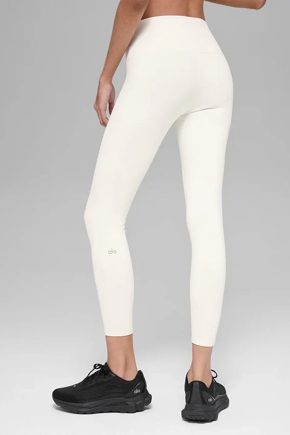 High-Waist Airbrush Airbrush Legging – Ivory