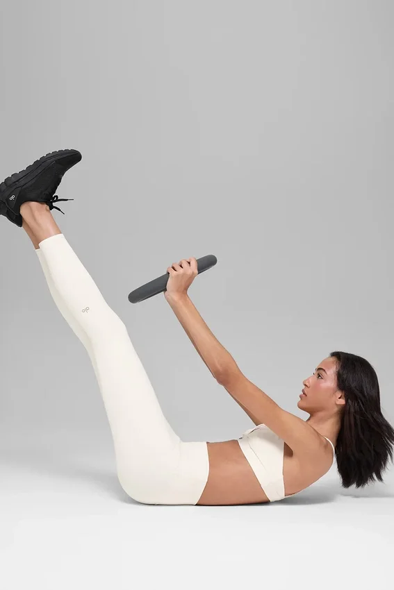 High-Waist Airbrush Airbrush Legging – Ivory