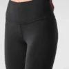 High-Waist Airbrush Airbrush Legging o długości 7/8 – czarne