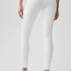 High-Waist Airbrush Fast Track Legginsy – białe/czarne