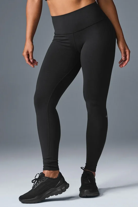 High-Waist Airbrush Legging – czarne