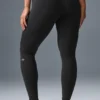 High-Waist Airbrush Legging – czarne