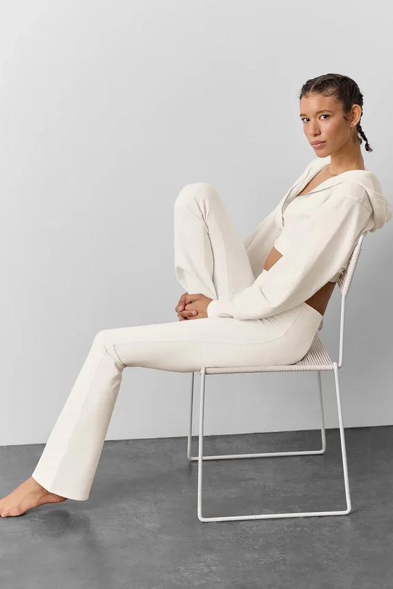High-Waist Airbrush Legging – kolor kości słoniowej