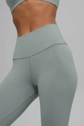 High-Waist Airbrush Legging – kolor Lunar Grey