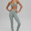 High-Waist Airbrush Legging – kolor Lunar Grey