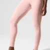 High-Waist Airbrush Legging – kolor różowego kwarcu