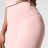 High-Waist Airbrush Legging – kolor różowego kwarcu