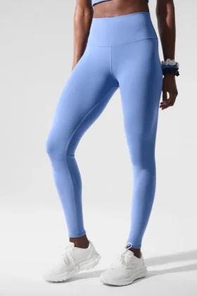 High-Waist Airbrush Legging – krystalicznie czysty niebieski