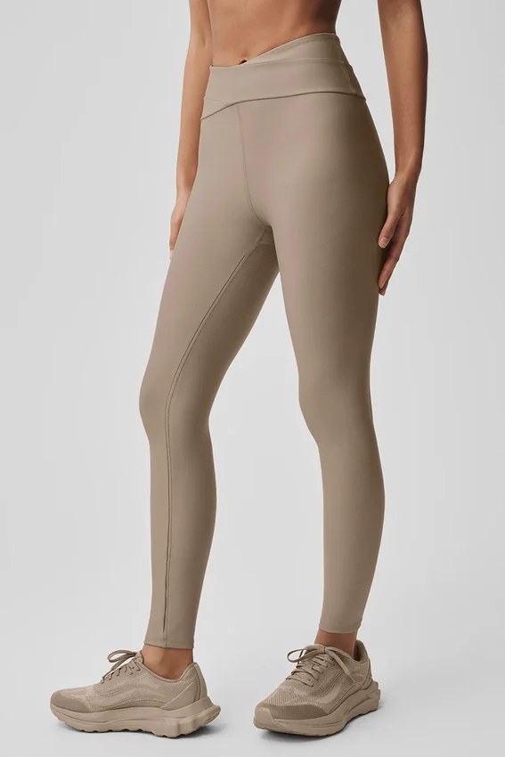 High-Waist Airlift 7/8 Horizon Legginsy – kolor Gravel