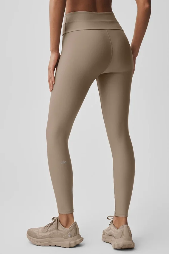 High-Waist Airlift 7/8 Horizon Legginsy – kolor Gravel