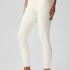 High-Waist Airlift 7/8 Horizon Legginsy – kolor kości słoniowej