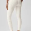 High-Waist Airlift 7/8 Horizon Legginsy – kolor kości słoniowej