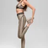 High-Waist Airlift 7/8 Line up Legginsy – Gravel