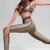 High-Waist Airlift 7/8 Line up Legginsy – Gravel