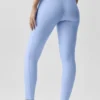 High-Waist Airlift 7/8 Line up Legginsy – jasnoniebieskie „Provence”