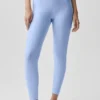 High-Waist Airlift 7/8 Line up Legginsy – jasnoniebieskie „Provence”