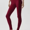 High-Waist Airlift 7/8 Line up Legginsy – Summer Romance Red