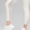 High-Waist Airlift 7/8 Rebel Legginsy – kolor kości słoniowej
