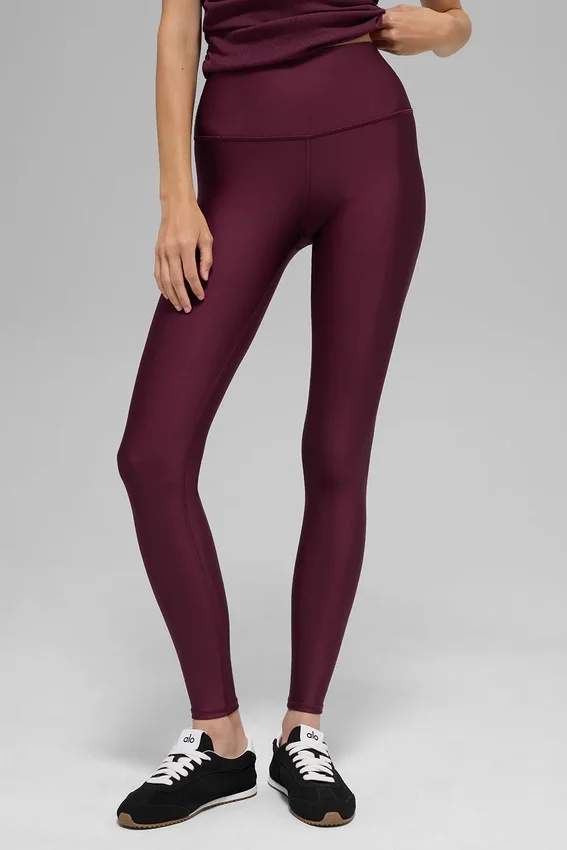 High-Waist Airlift Legging – bordowe