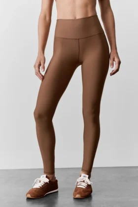 High-Waist Airlift Legging – brąz „Sun Kissed”