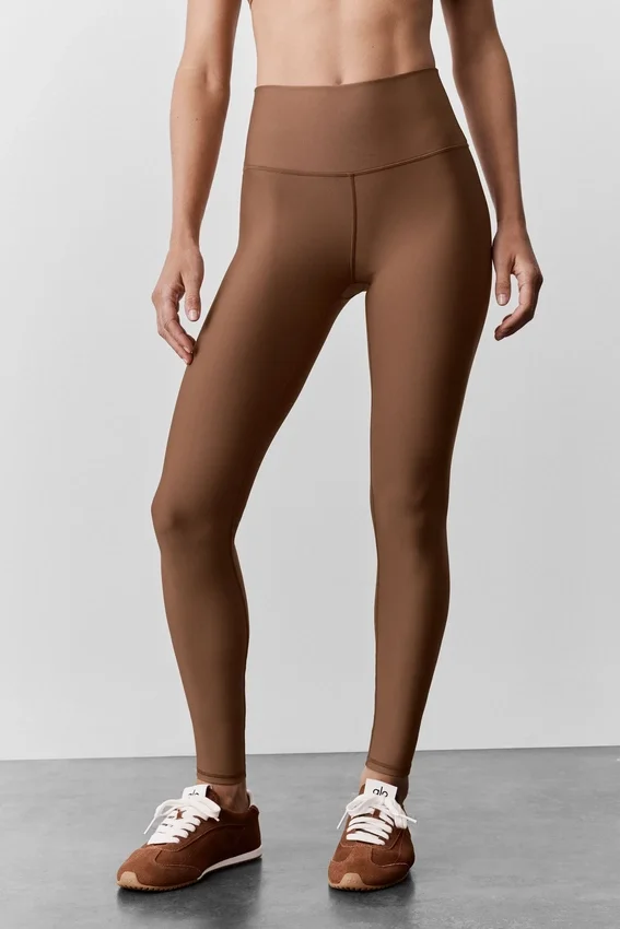 High-Waist Airlift Legging – brąz „Sun Kissed”