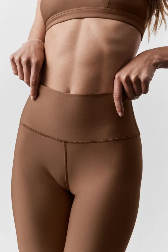 High-Waist Airlift Legging – brąz „Sun Kissed”