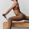 High-Waist Airlift Legging – brązowe „Sun Kissed”