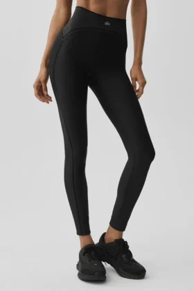 High-Waist Airlift Legging – czarne