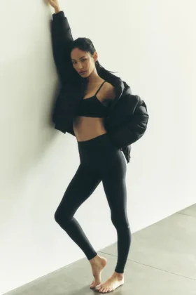 High-Waist Airlift Legging – czarne