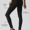 High-Waist Airlift Legging – czarne
