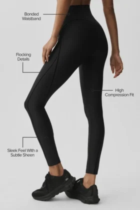 High-Waist Airlift Legging – czarne