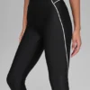 High-Waist Airlift Legging – czarne/białe