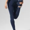High-Waist Airlift Legging – granatowe