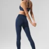 High-Waist Airlift Legging – granatowe