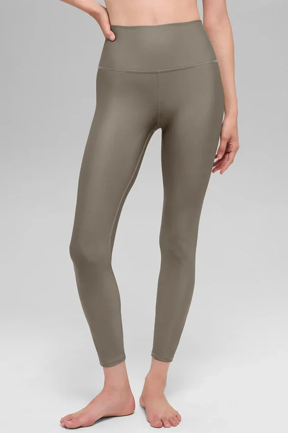 High-Waist Airlift Legging – jasne kakao