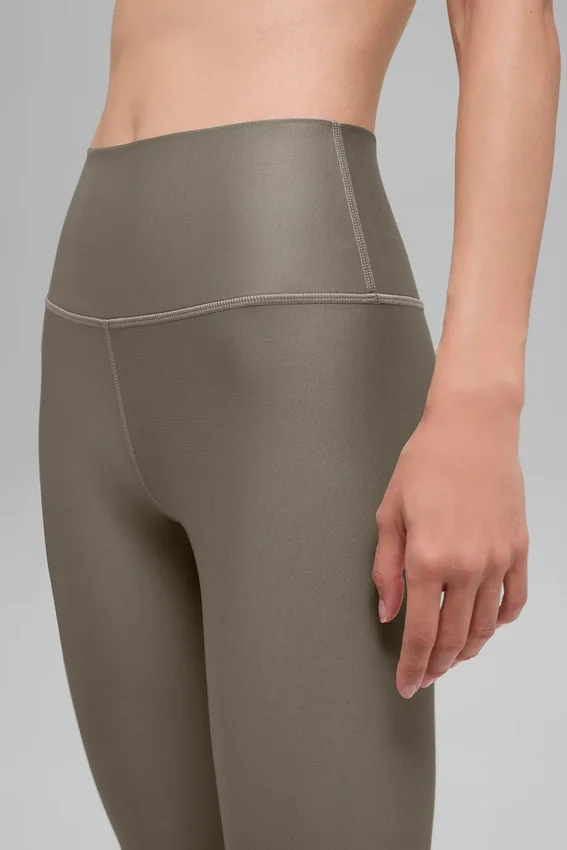 High-Waist Airlift Legging – jasne kakao