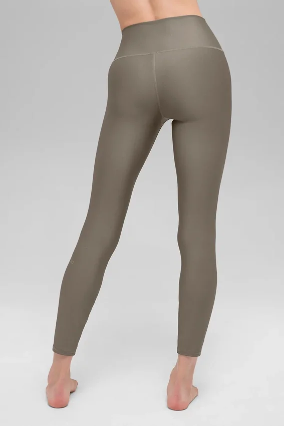 High-Waist Airlift Legging – jasne kakao