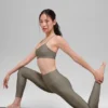High-Waist Airlift Legging – jasne kakao