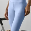 High-Waist Airlift Legging – jasnoniebieski w stylu Prowansji