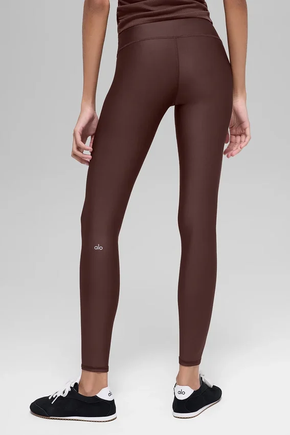 High-Waist Airlift Legging – kolor Brownstone