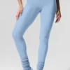 High-Waist Airlift Legging – kolor Seashell Blue