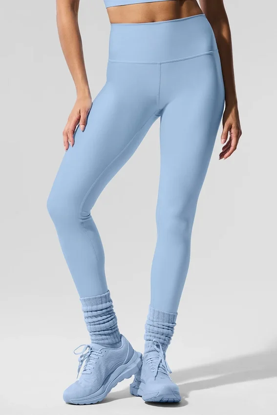 High-Waist Airlift Legging – kolor Seashell Blue
