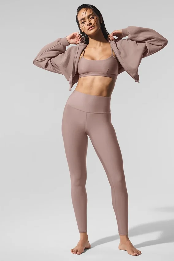 High-Waist Airlift Legging – kolor taupe