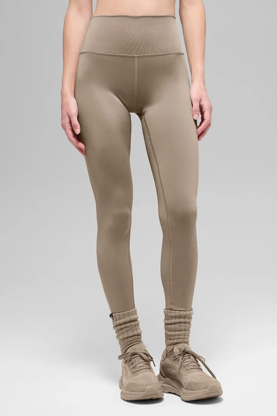High-Waist Airlift Legging – kolor żwirowy
