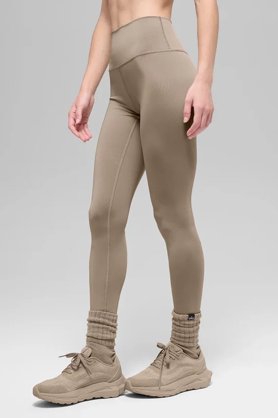 High-Waist Airlift Legging – kolor żwirowy